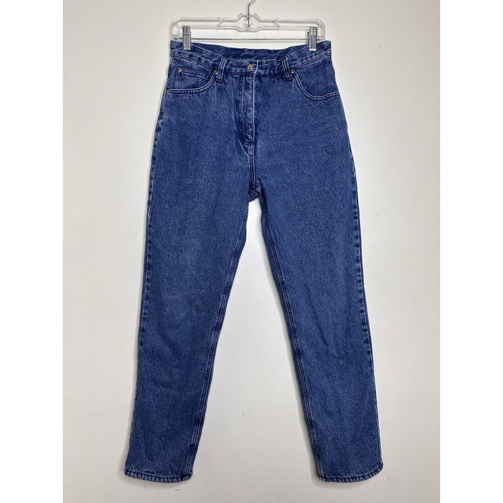 Vintage Woolrich Woman’s Size 10 Dark Denim Fleece Lined Jeans High Rise
